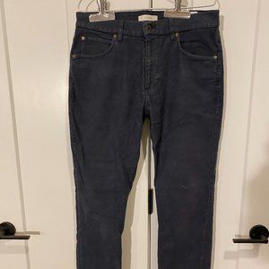 Billy Reid Moleskin Jean - Size 33 / Dark Navy